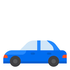car flat style icon