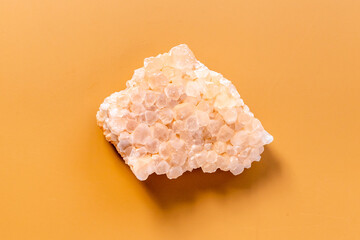 Closeup of gemstone - natural crystal stone mineral