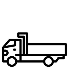 truck outline style icon