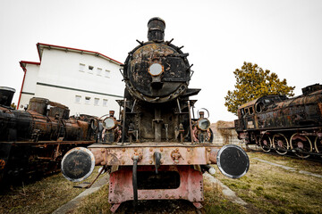 Plakat Sibiu Steam Engines Museum, old locomotives museum in Sibiu, Ramania