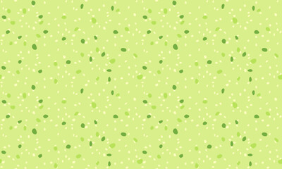 Light-green spotted seamless pattern