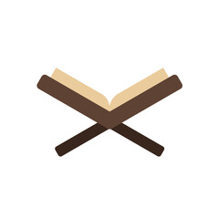 folding table icon for reading the quran