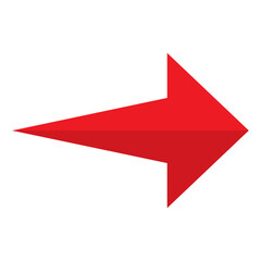 arrow flat style icon