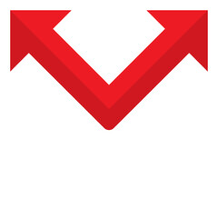 Obraz premium arrows flat style icon