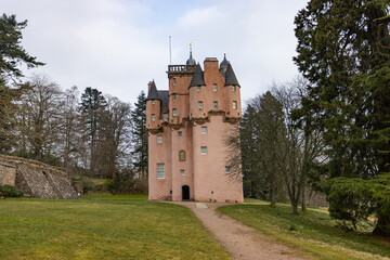 Fototapeta na wymiar Craigievar Castle, in the Scottish Highlands