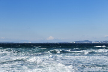 千葉から見た富士山