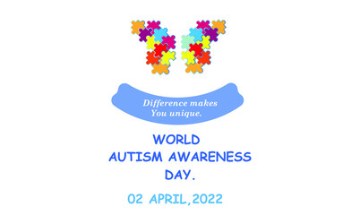 world autism awareness day social media poster design tshirt design