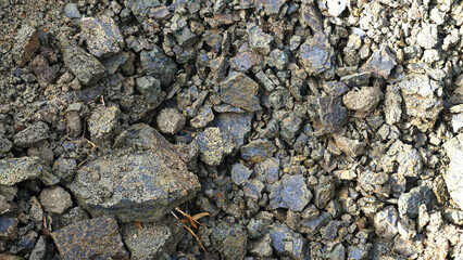 Green landscape in rainy season with mist in pune region maharashtra india.