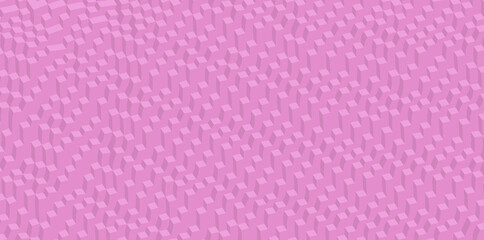 Modern background with cubes. Minimalistic geometric design. Voxel art. 3D vector illustration.