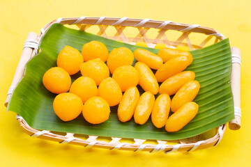Traditional Thai desserts. 