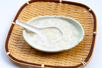 Thai gnocchi in coconut milk
