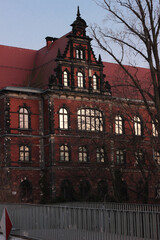 Fototapeta na wymiar National Museum of Wroclaw. Old architecture