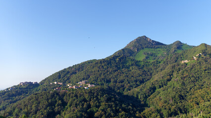 Fototapeta na wymiar Costa verde mountain in corsica island