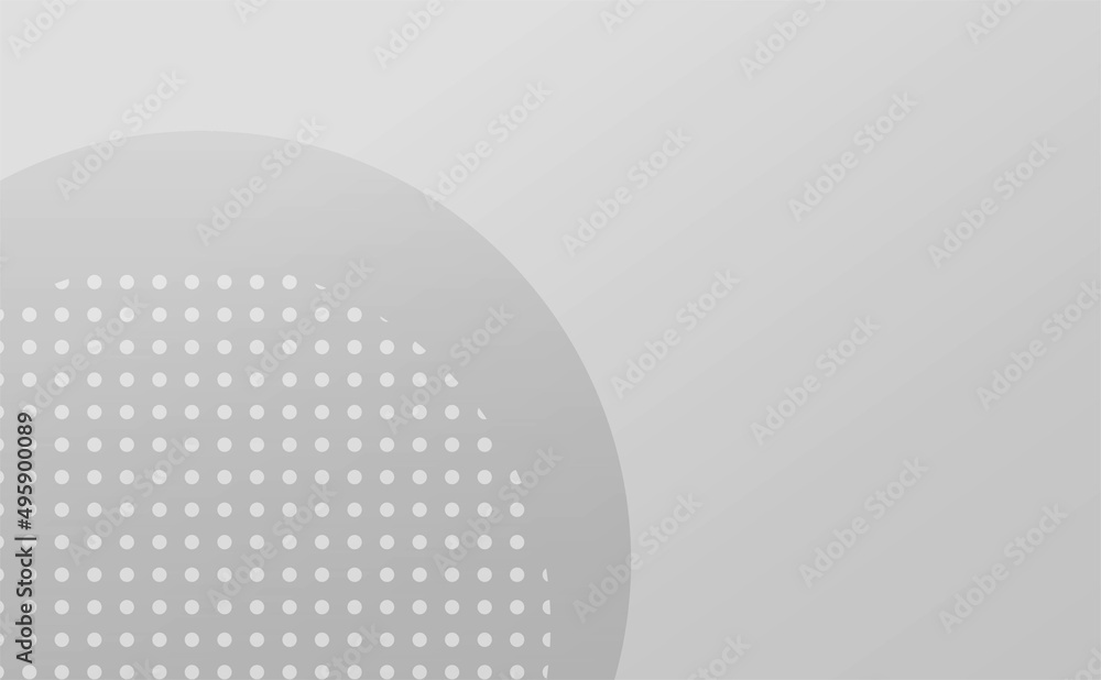 Poster grey doted background design. abstract geometric vector.