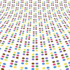 Polka dots colorful background. Holiday background, web icon, symbol, sign, romantic wedding, love card - vector abstract background 