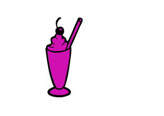 ice cream milk shake