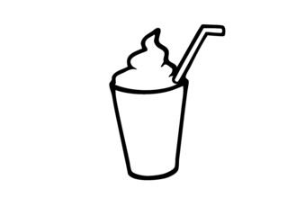 ice cream milk shake