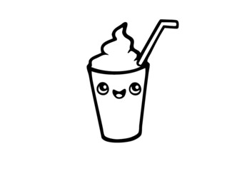 ice cream milk shake