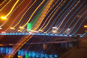 Fototapeta na wymiar Night Bridge