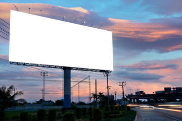 billboard blank for outdoor advertising poster or blank billboard for advertisement.	

