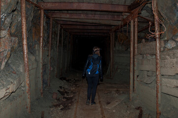 Obraz na płótnie Canvas Old abandoned mine in the Czech Republic