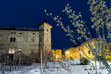 Casa Corazzi is a Renaissance palace in the village of Arsio. Non Valley, Trento province, Trentino...