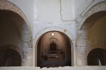 Tremiti Islands - Puglia - Island of San Nicola - Interior of the Church of Santa Maria a Mare