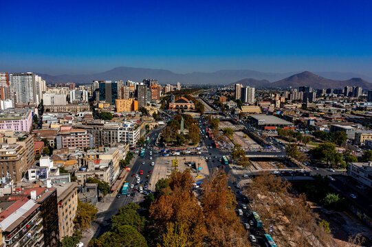 Santiago de Chile Aerial Photograph | Hochauflösende Luftbilder von Santiago de Chile