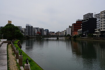 Obraz premium 福岡市 中州