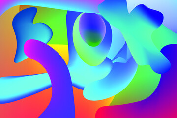 illustration vector graphic abstrack background with gradient 