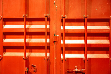 abstract texture background of metal steel, industrial cargo container wall surface design concept for construction storage pattern