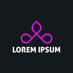 Fototapeta premium logo generic pink