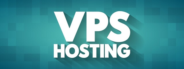 Vps Hosting - service that uses virtualization technology to provide you with dedicated resources on a server with multiple users, text concept background