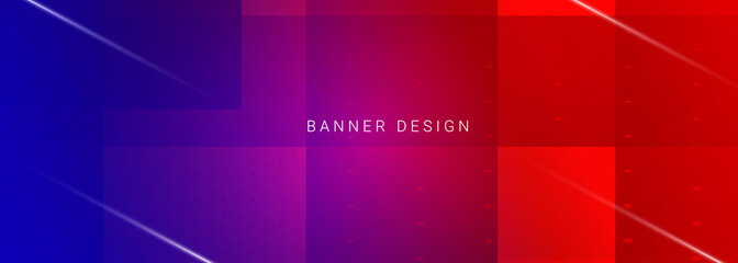 Abstract geometric elegant modern pattern colorful banner background