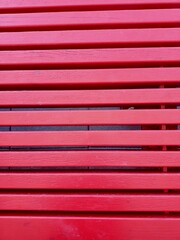 Wooden structure of a bench.