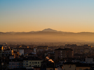 Modena vista al tramonto 