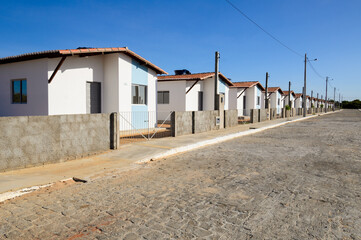 minha casa minha vida - conjunto residencial do programa minha casa minha vida com infraestrutura iluminação e pavimentação a paralelepípedo