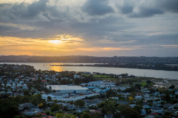 Auckland Sunset, New Zealand