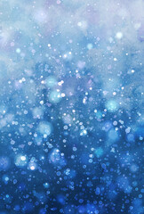 背景素材_水彩テクスチャ_キラキラ_青