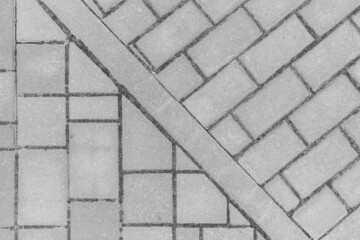 Gray sidewalk tile street stone city road abstract urban pattern design texture paving background