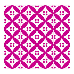 Colored and realistic ceramic floor tiles ornaments