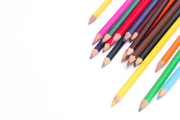 An image of set of color pencils