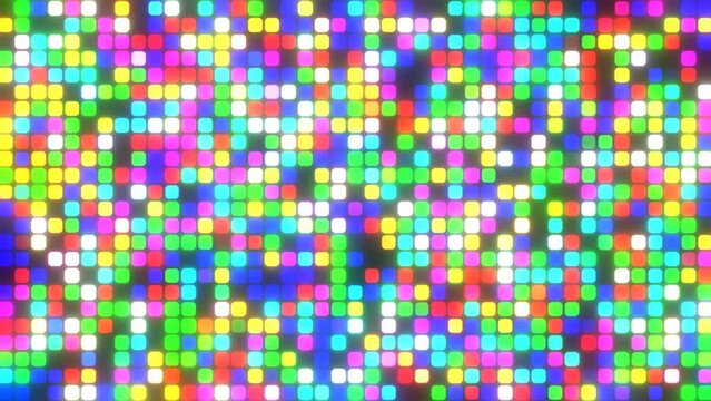 Wall of realistic halogen stage lights strobo flashing 4k vj looping background