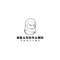 human logo cartoon design icon vector illustration
