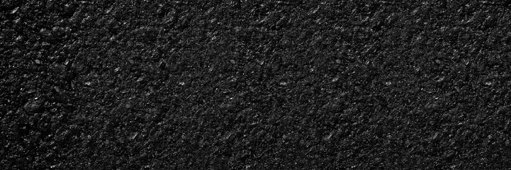 Wide black asphalt texture. asphalt road. stone asphalt texture background black granite gravel. - obrazy, fototapety, plakaty