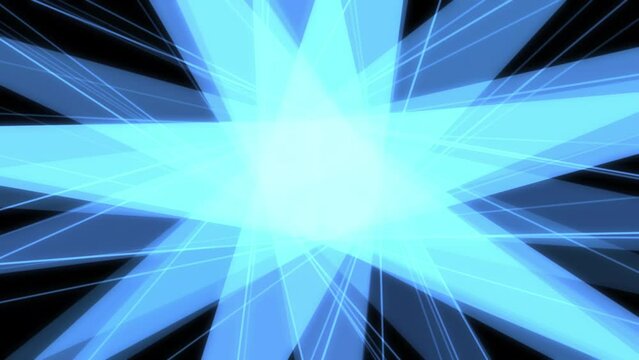 Star Motion Graphics Background Blue L VJ Loop Animation Background 
