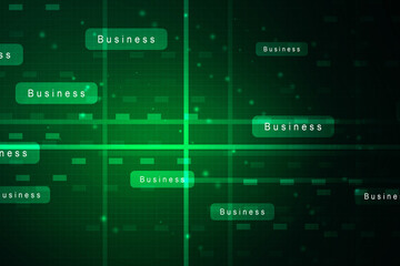 2D Digital Abstract Business Networking background