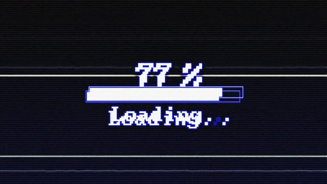 ERROR 403 Loading Bar and Glitch Text, Animation, Background, Loop, 4k
