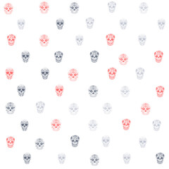 skull pattern, skull seamless background texture