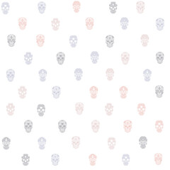 skull pattern, skull seamless background texture
